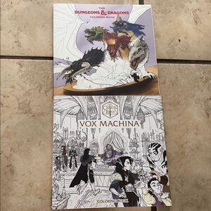 Dungeons & Dragons / Critical Role Vox Machina Coloring Books - Multi-Color